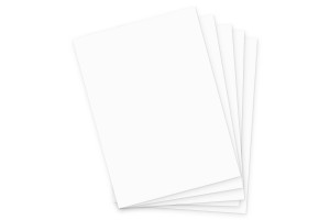 CARTOLINA BRANCA E COLORIDA  FOLHA AVULSA 1 UNIDADE