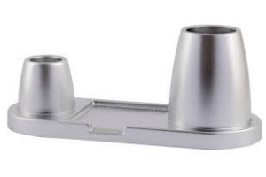 ORGANIZADOR DE MESA TRIO PLUS METALIZADO PRATA FOSCO