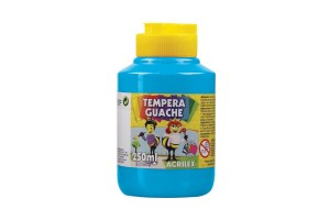 TEMPERA GUACHE ACRILEX PT 250ML AZUL CELESTE