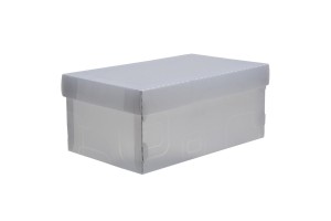 CAIXA ORGANIZADORA TOP FINE SAPATO 28X17X12CM UNIDADE DELLO