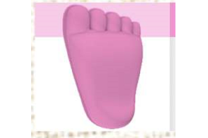 MASSA DE BISCUIT ROSA 90G POLYCOL