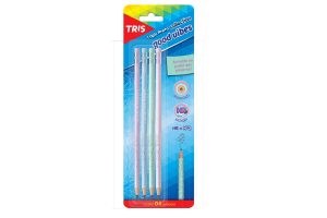 KIT LÁPIS PRETO TRIS COLLECTION GOOD VIBES 4UN