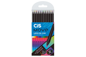 LAPIS DE COR CIS MOVE CX C/12 CORES