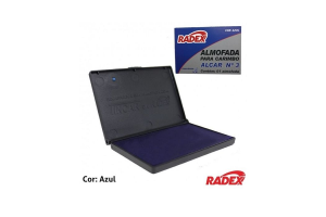 ALMOFADA PARA CARIMBO RADEX AZUL N 3