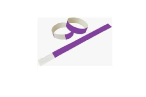 PULSEIRA DE IDENTIFICAÇÃO MED ROXA PCT C/50