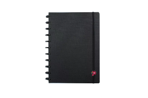 CADERNO POP DISC ALL BLACK MEDIO
