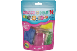 MASSA DE EVA 10 CORES