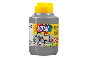 TEMPERA GUACHE ACRILEX 250ML CINZA